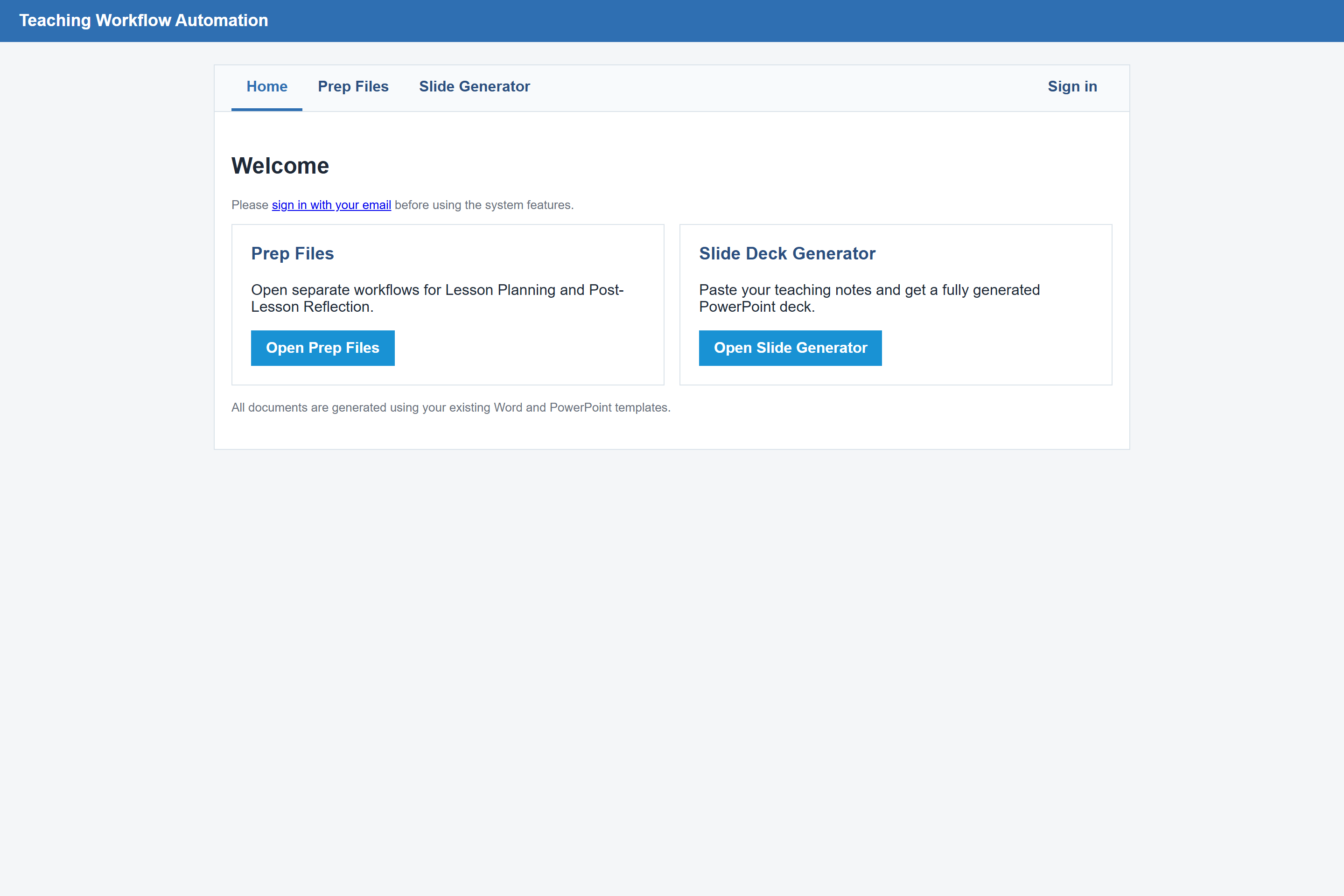 Live preview of CTU Teaching Automation Suite